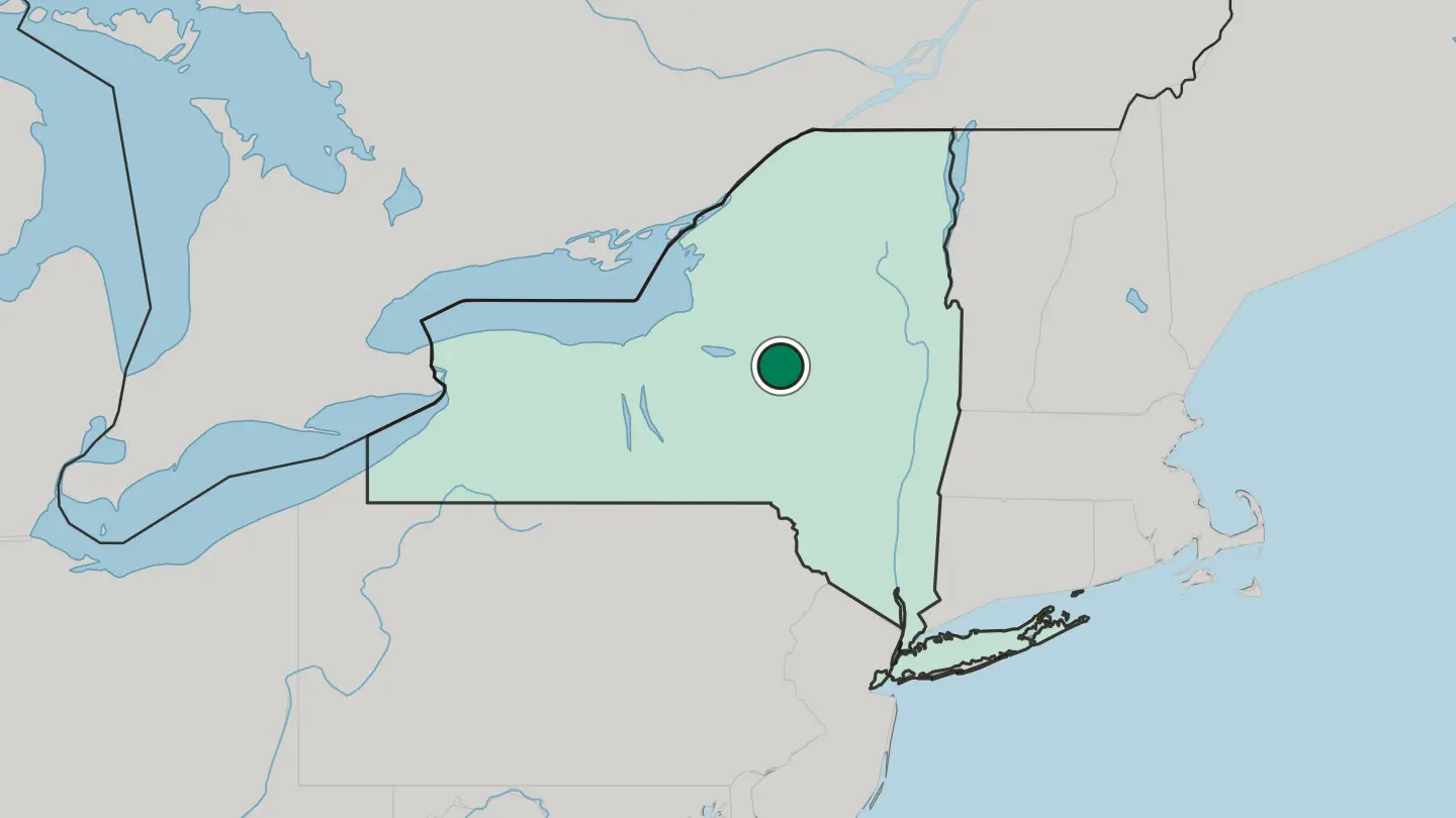 Map of Utica in United States