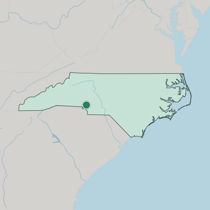 Map showing Ballantyne — In North Carolina