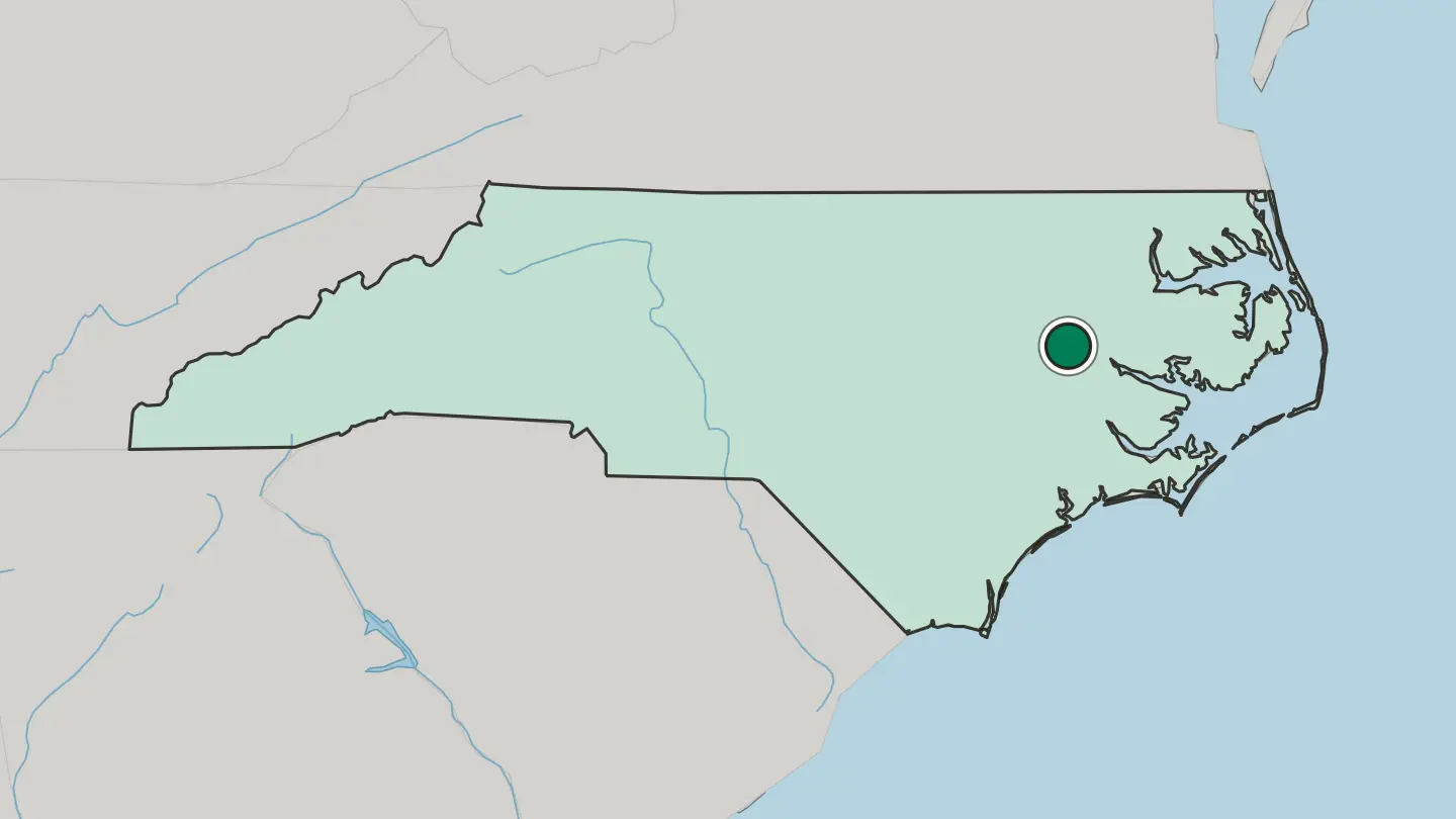 Map of Greenville in United States