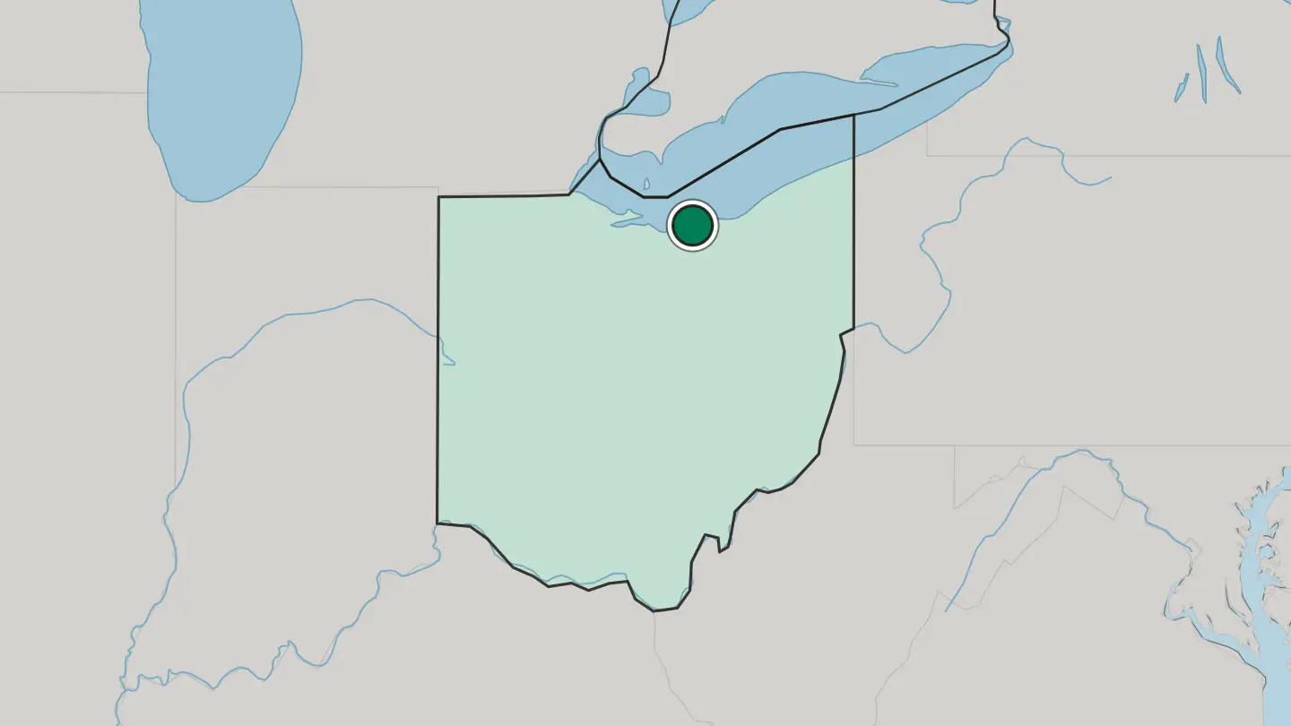 Map of Lorain in United States