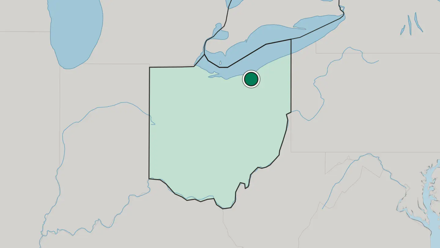 Map of Parma in United States