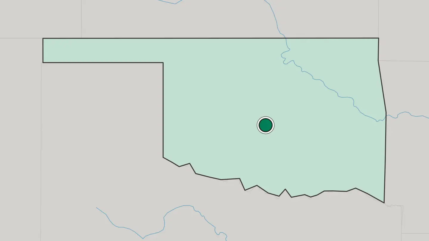 Map of Norman in United States