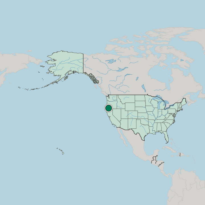 Map showing Medford — In United States