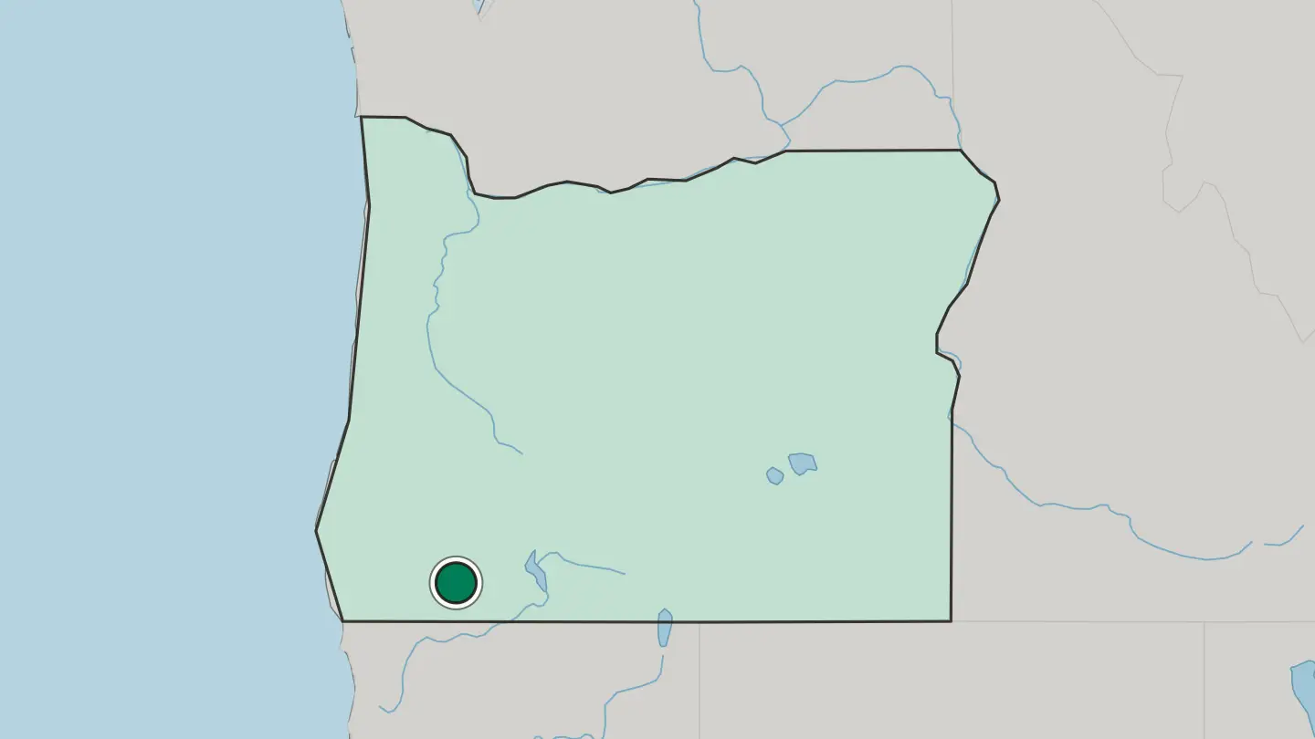 Map of Medford in United States