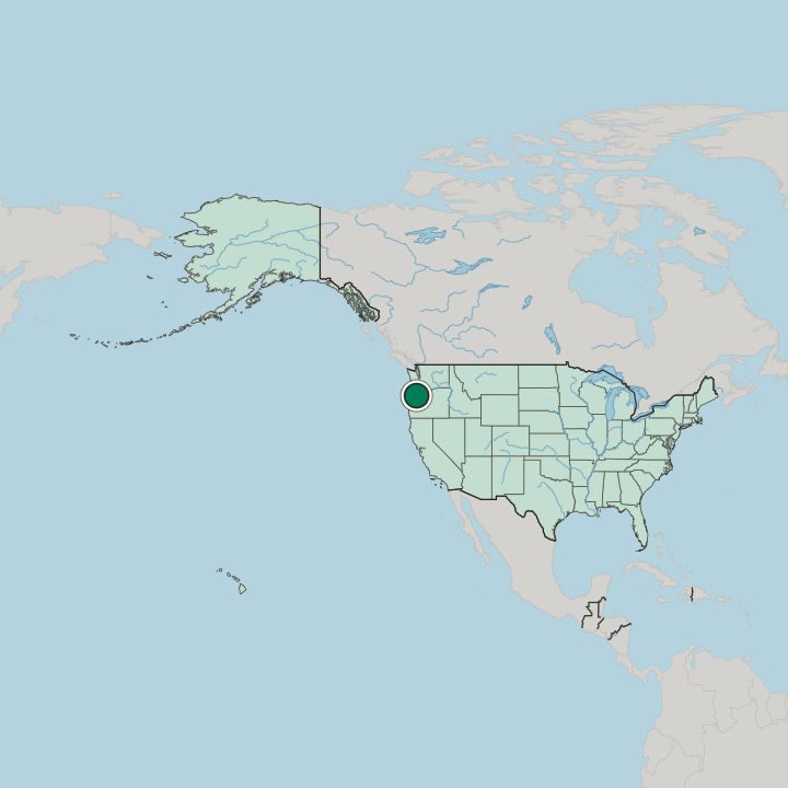 Map showing Salem — In United States