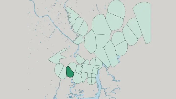 Map of Cedar Park in Philadelphia