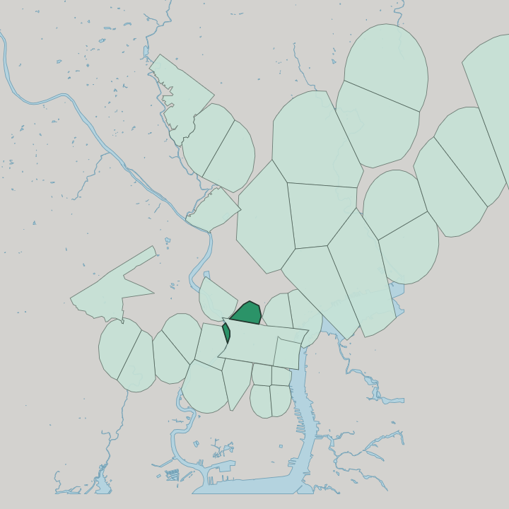 Map showing Logan Square — In Philadelphia