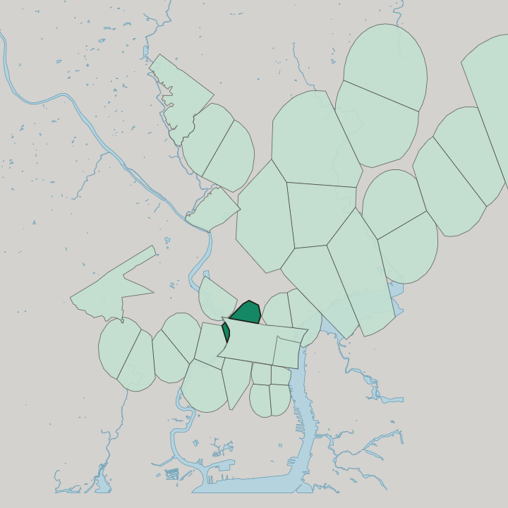 Map showing Logan Square — In Philadelphia