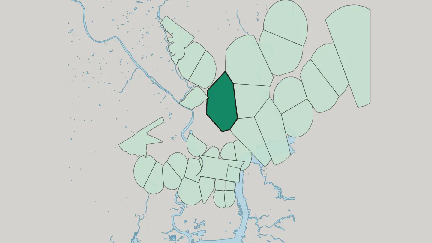 Map of Nicetown-Tioga in Philadelphia