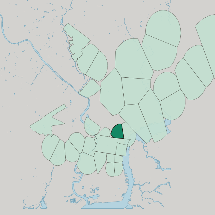 Map showing Northern Liberties — In Philadelphia
