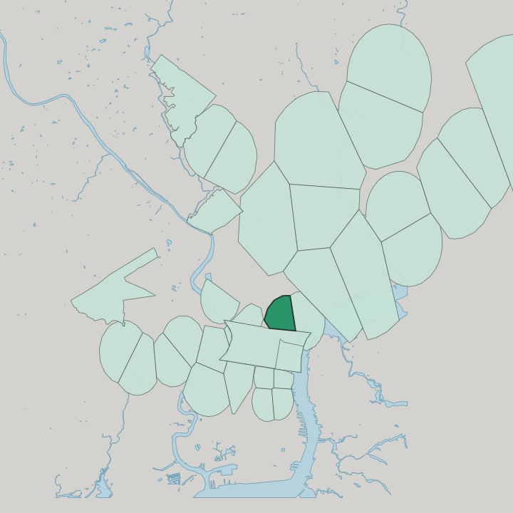 Map showing Northern Liberties — In Philadelphia