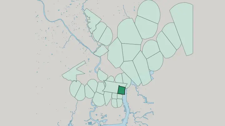 Map of Old City in Philadelphia