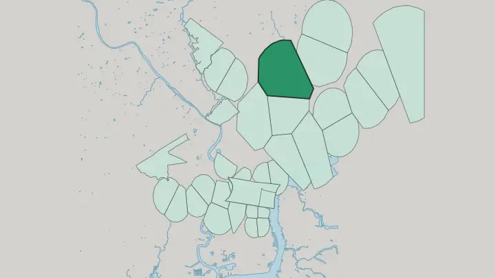 Map of Olney in Philadelphia