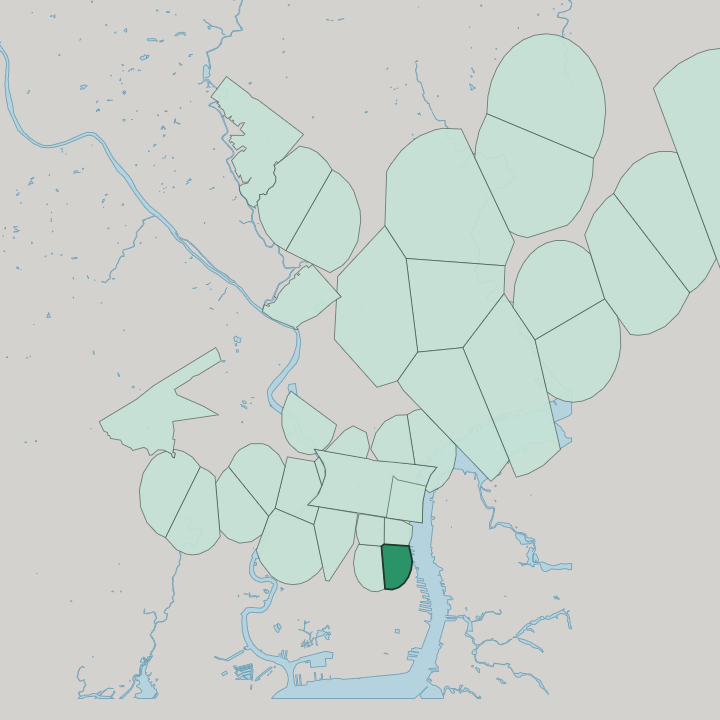 Map showing Pennsport — In Philadelphia