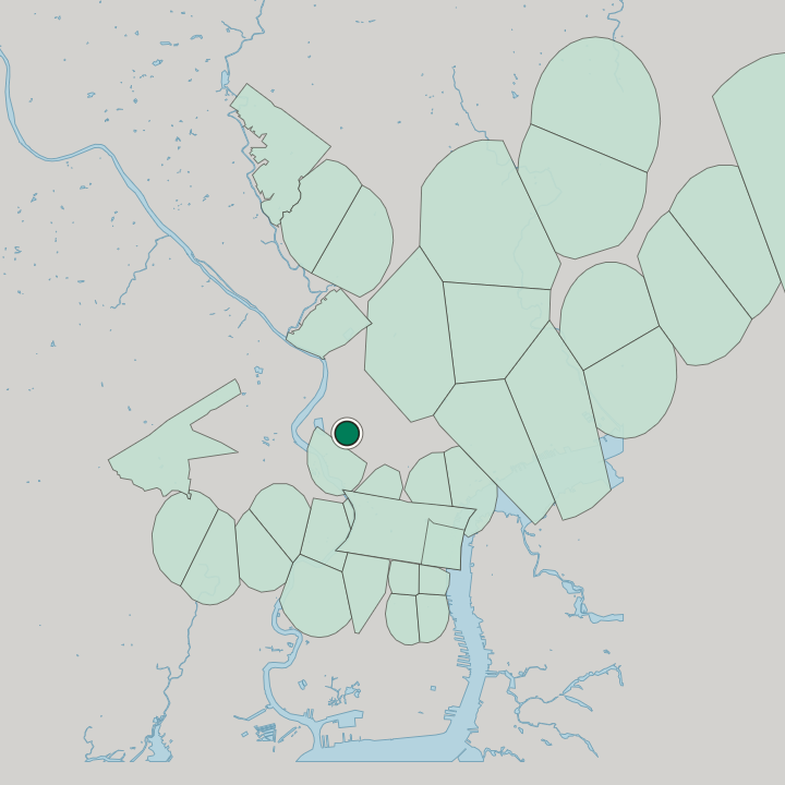 Map showing Strawberry Mansion — In Philadelphia