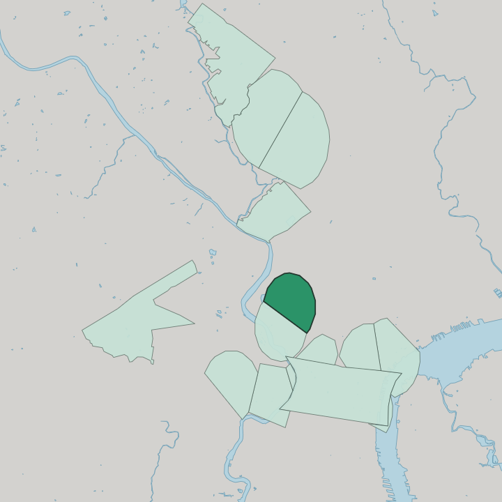 Map showing Strawberry Mansion — In Philadelphia