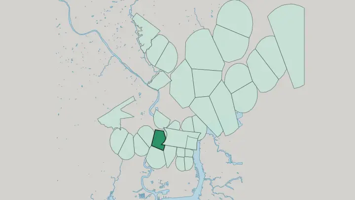 Map of University City in Philadelphia