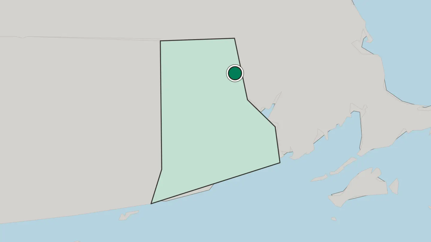 Map of Pawtucket in United States
