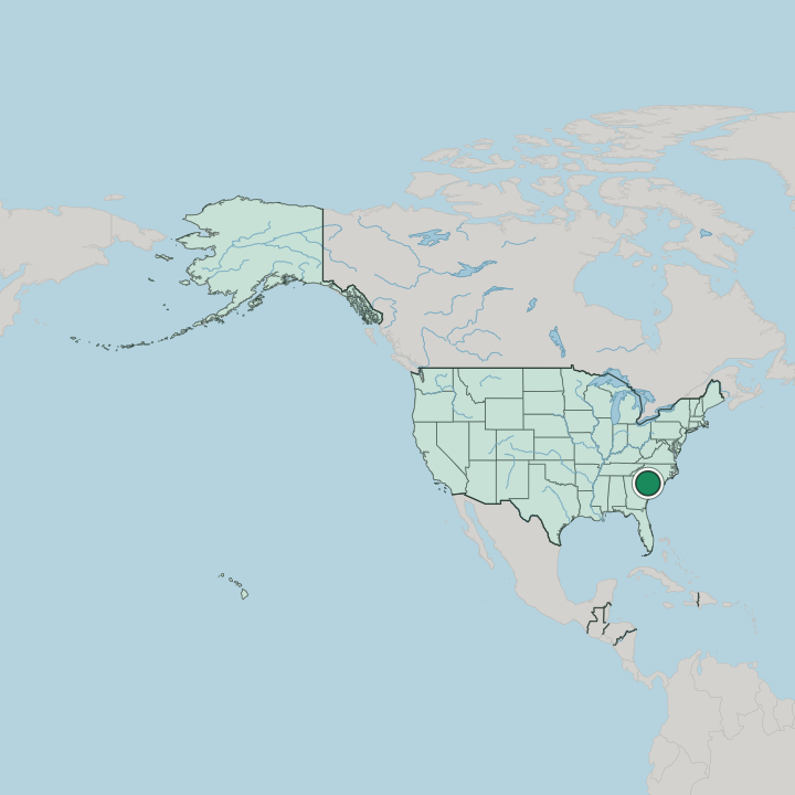 Map showing Columbia — In United States