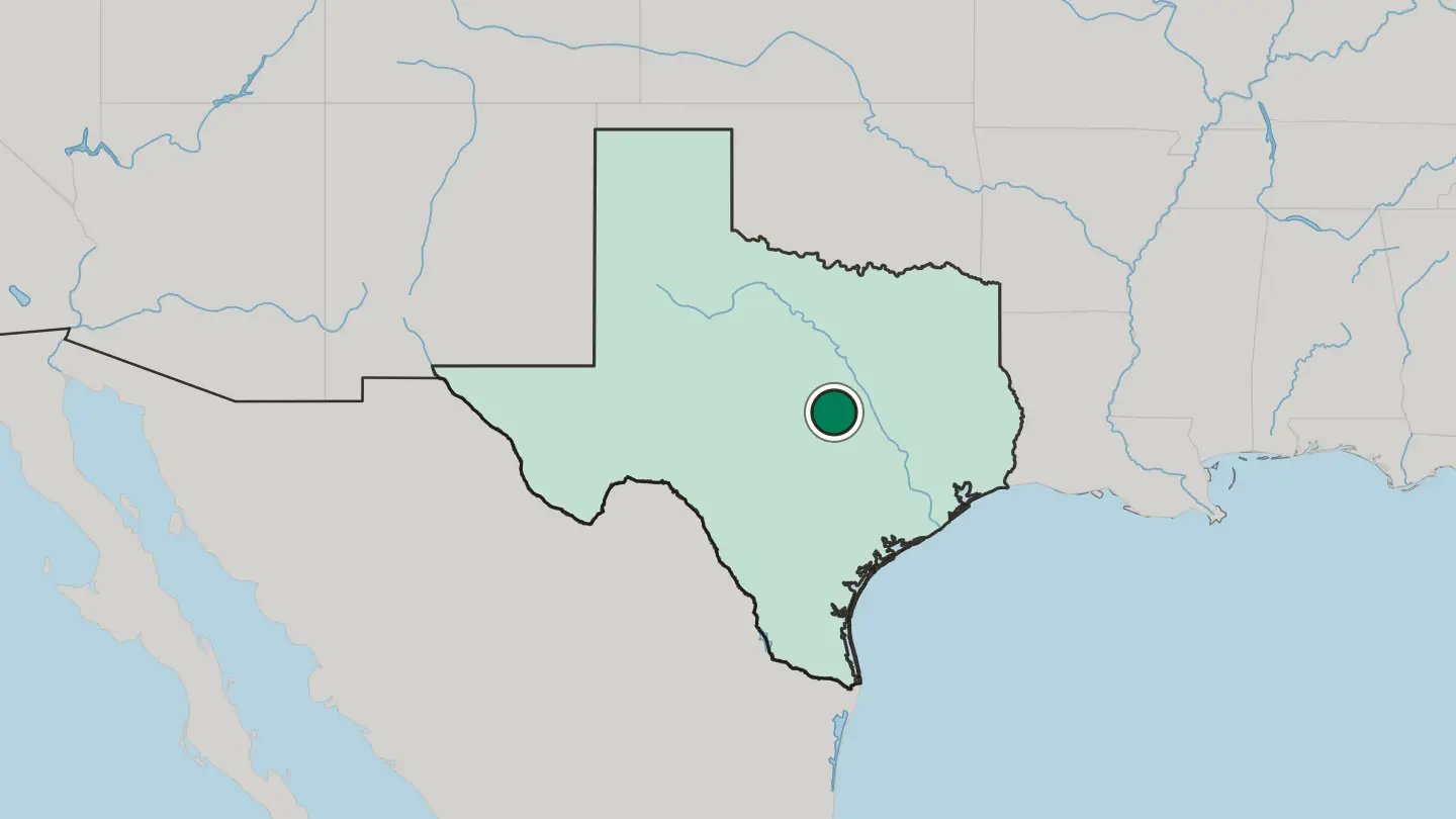 Map of Killeen in United States