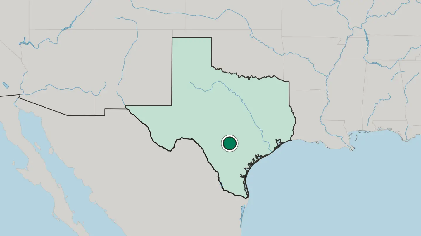 Map of Leon Valley in United States