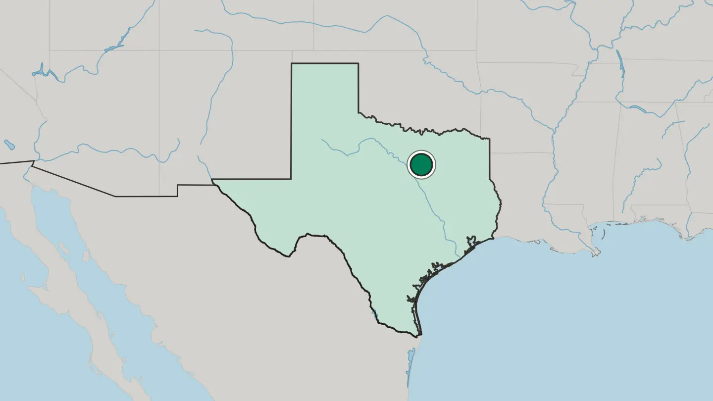 Map of Mansfield in United States