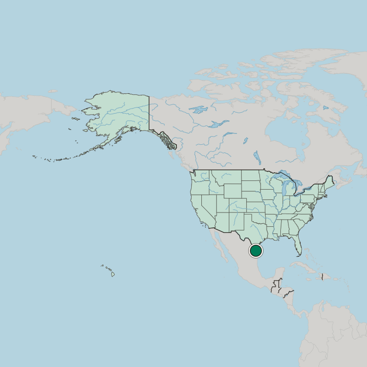 Map showing Mission — In United States
