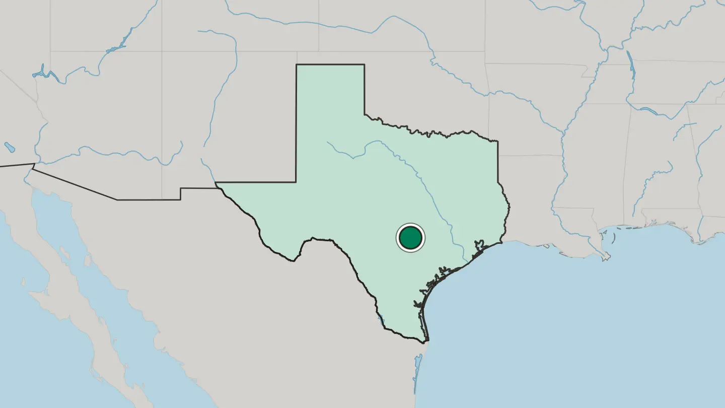 Map of San Marcos in United States