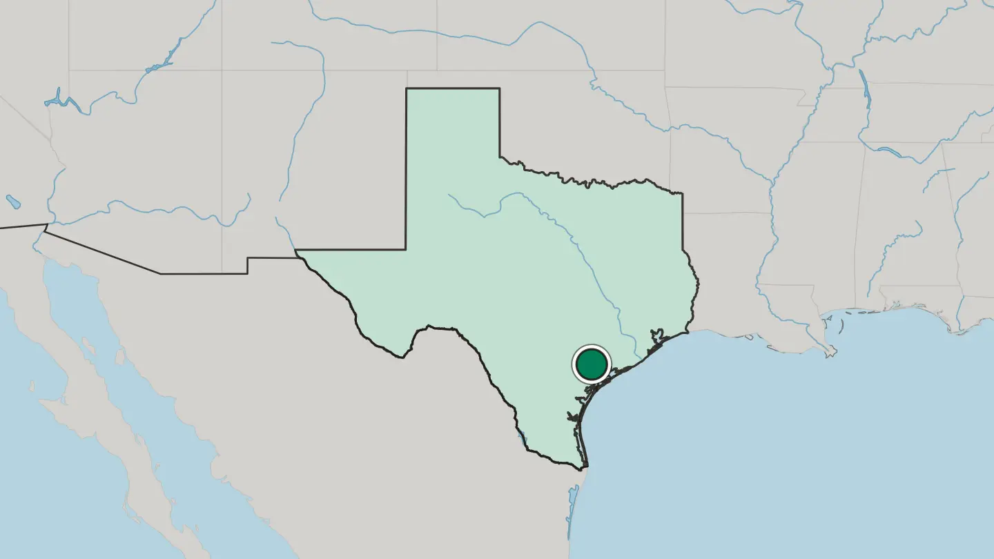 Map of Victoria in United States