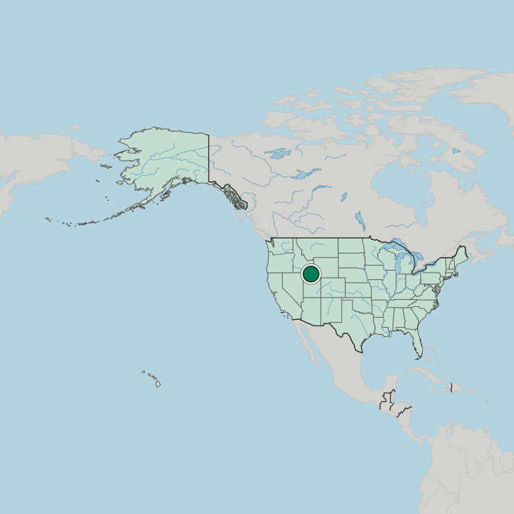 Map showing Logan — In United States