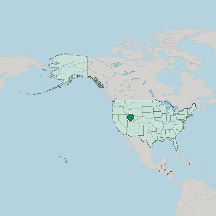 Map showing Salt Lake City — In United States