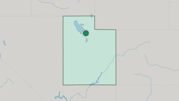 Map of Salt Lake City in United States