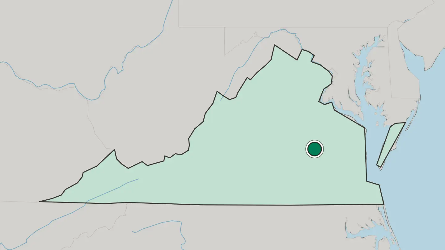 Map of Richmond in United States