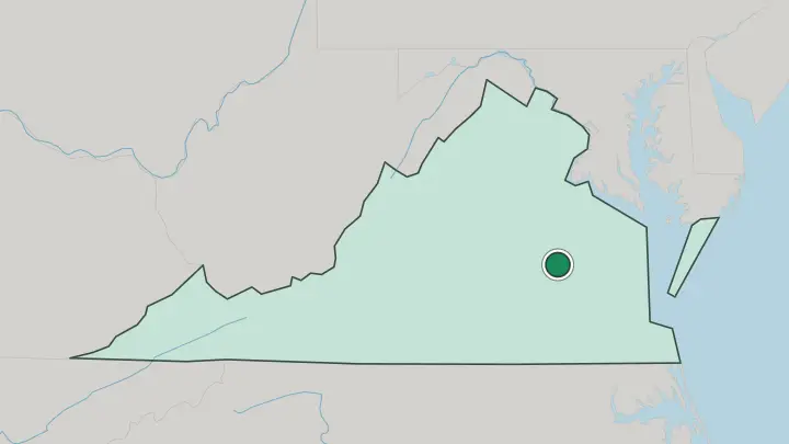 Map of Richmond in United States