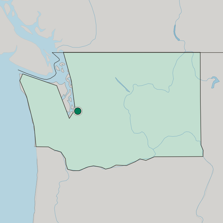 Map showing Auburn — In Washington