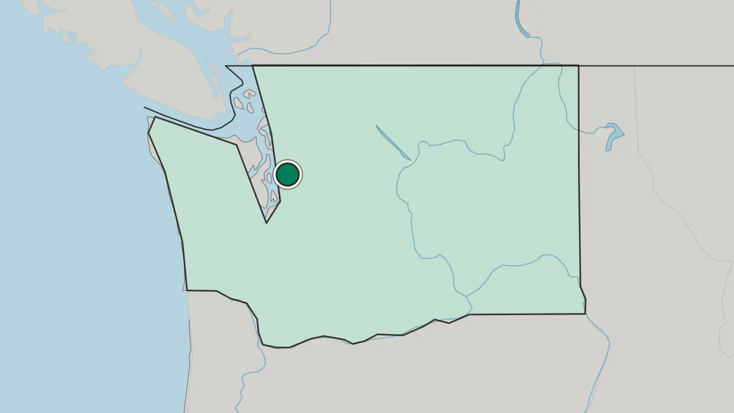 Map of Kirkland in United States