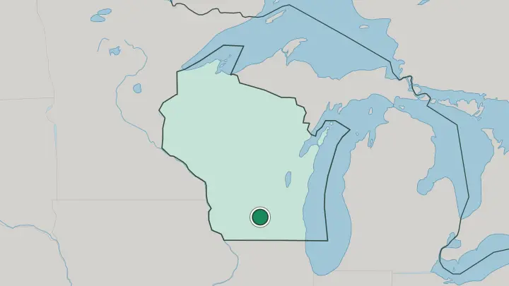 Map of Madison in United States