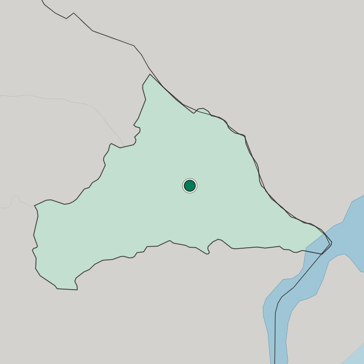 Map showing Melo — In Departamento de Cerro Largo
