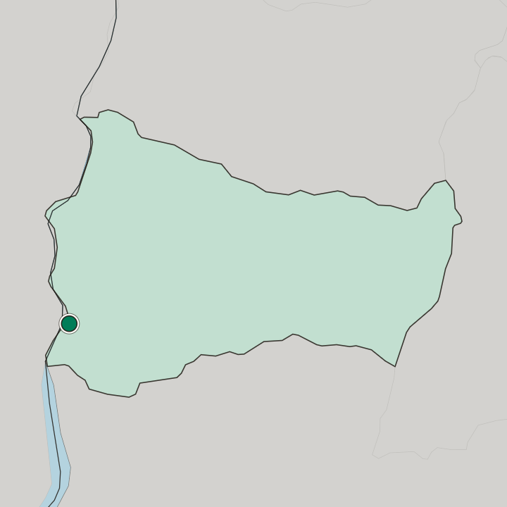 Map showing Paysandú — In Departamento de Paysandú