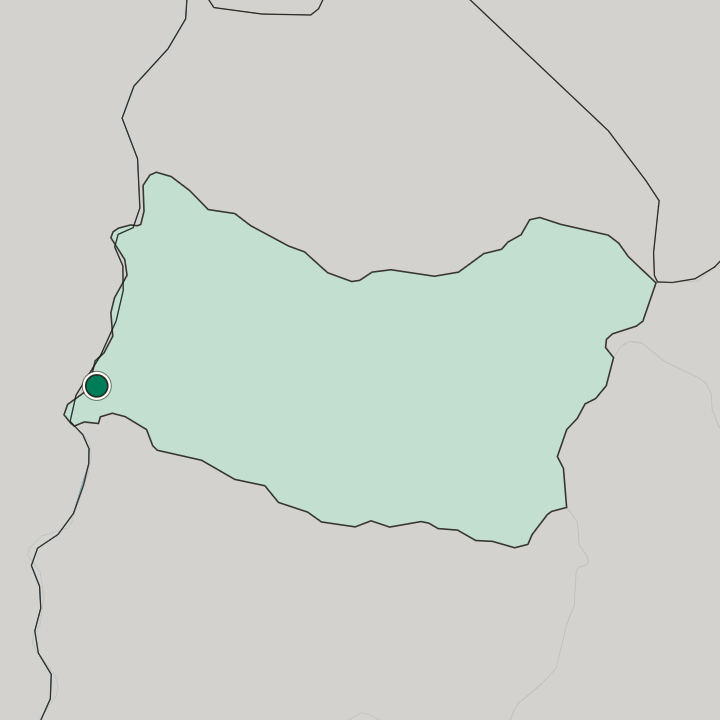 Map showing Salto — In Departamento de Salto