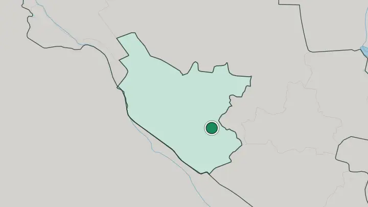 Map of Bukhara in Uzbekistan