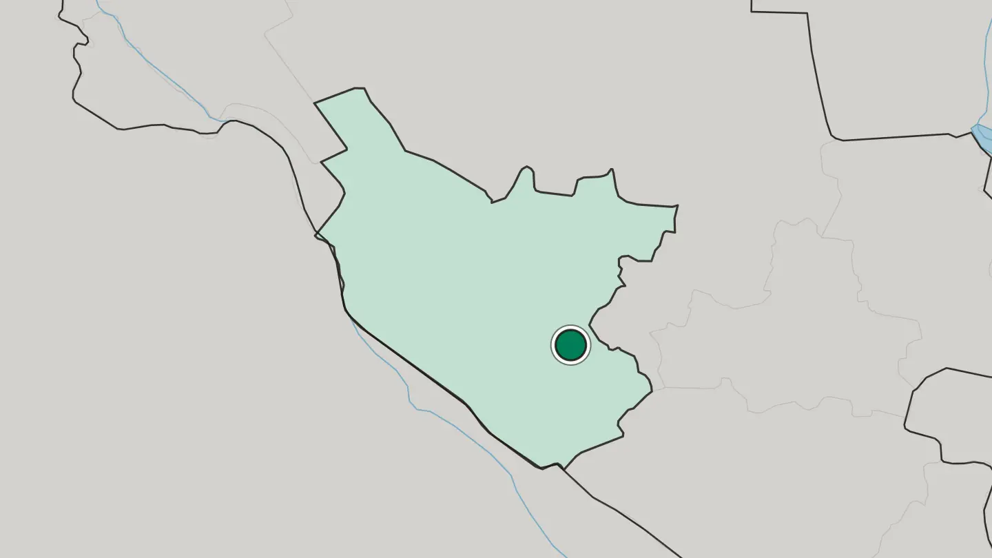 Map of Bukhara in Uzbekistan