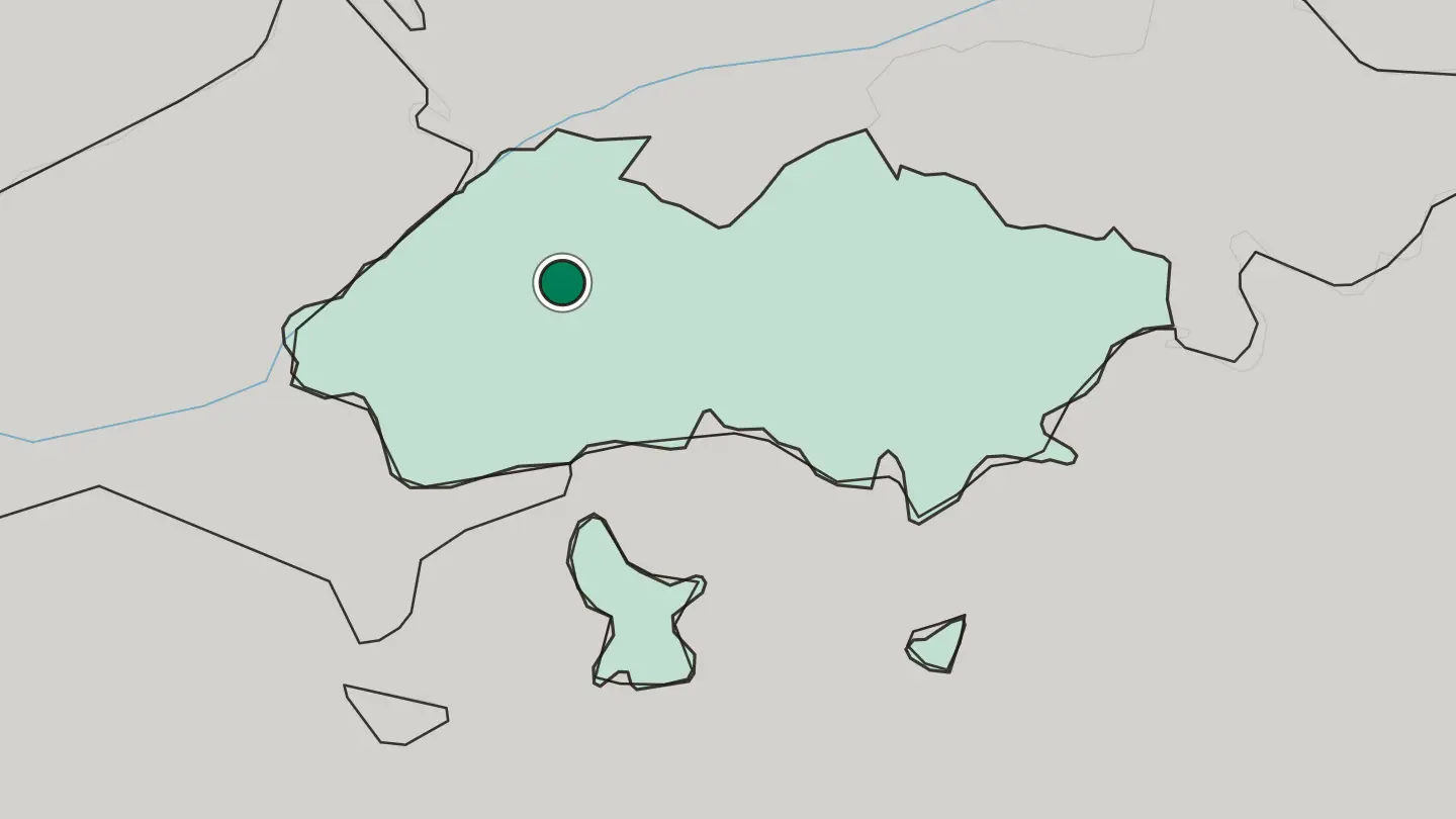 Map of Qo‘qon in Uzbekistan