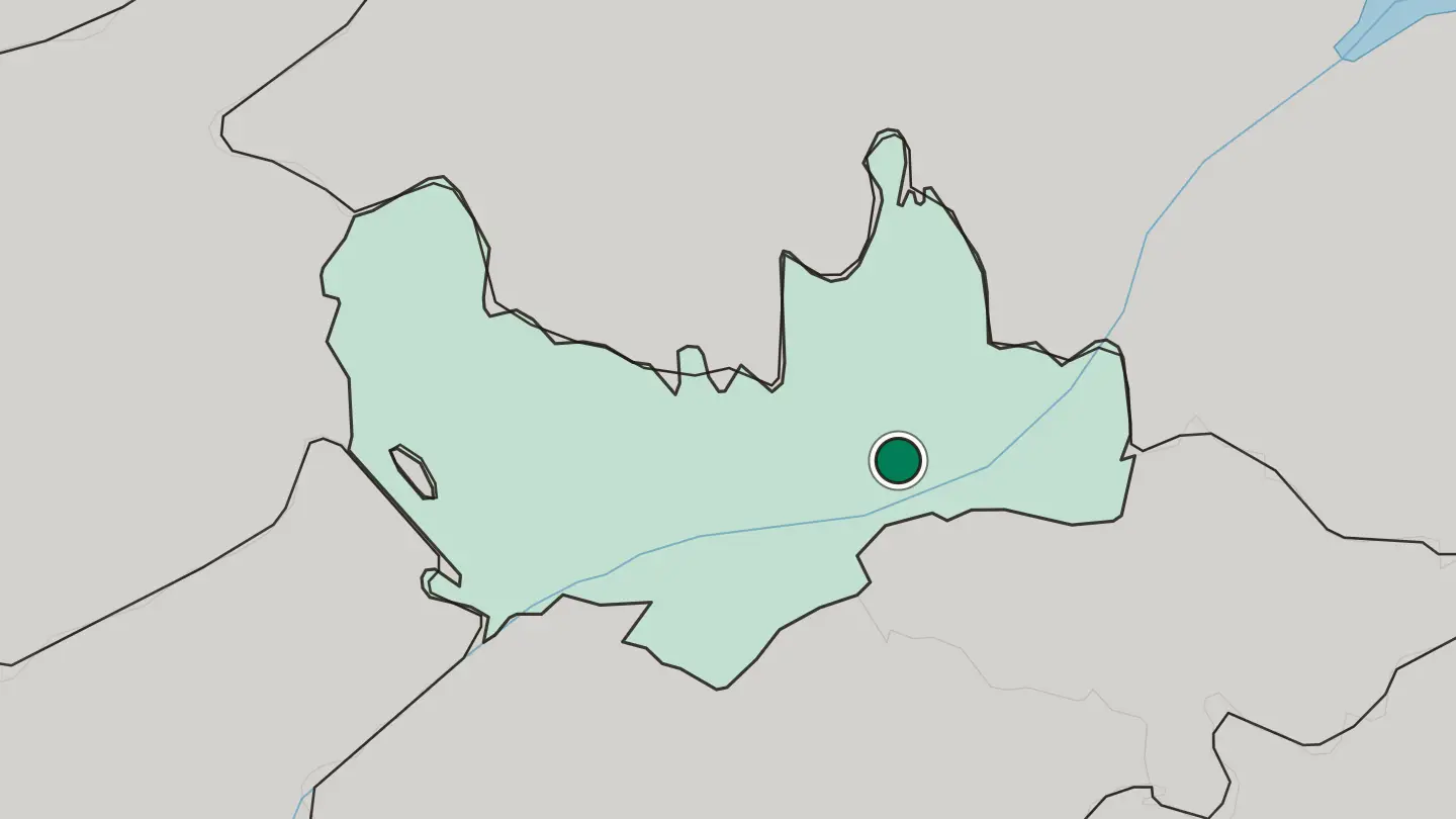 Map of Namangan in Uzbekistan