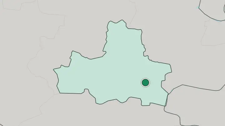 Map of Samarkand in Uzbekistan