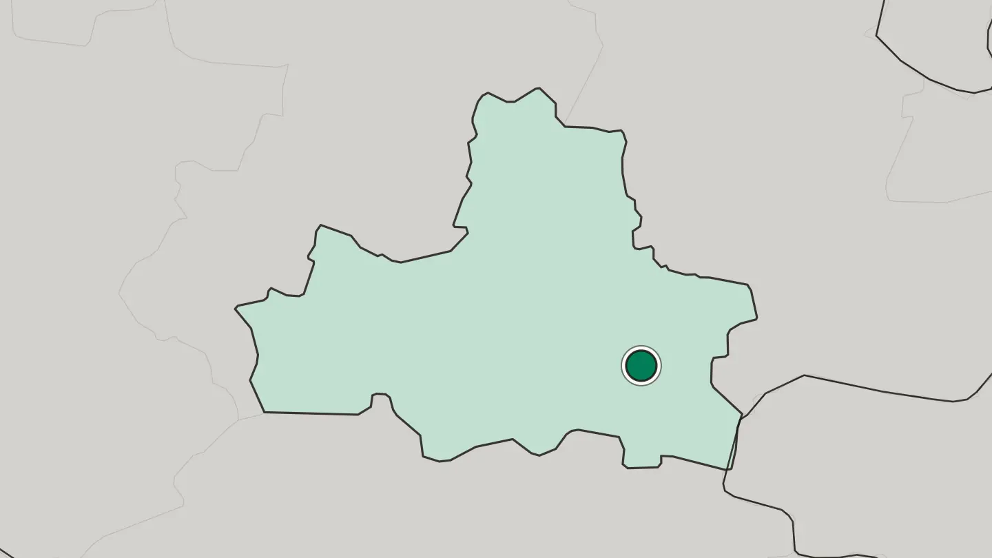 Map of Samarkand in Uzbekistan