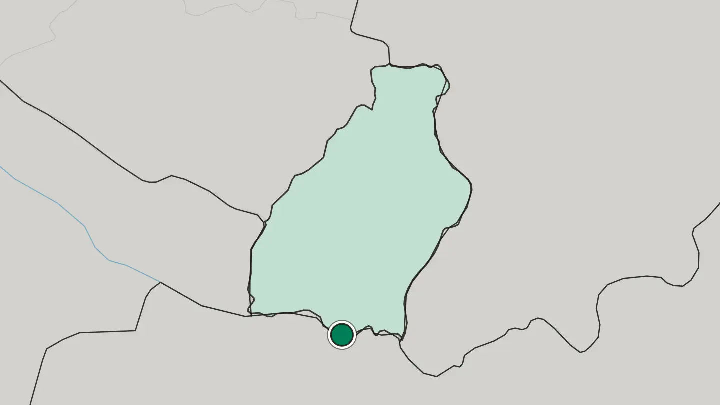 Map of Tirmiz in Uzbekistan