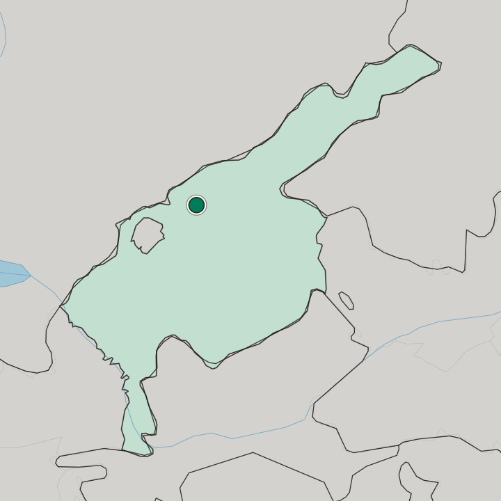Map showing Chirchiq — In Tashkent Region