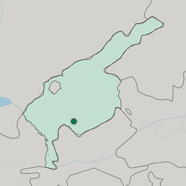 Map showing Olmaliq — In Tashkent Region