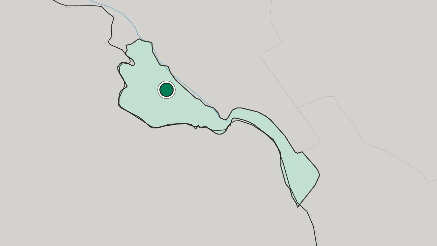 Map of Urganch in Uzbekistan